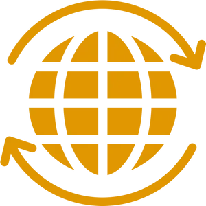 Global Refresh Icon PNG image