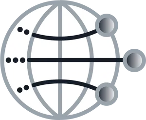 Global Travel Network Icon PNG