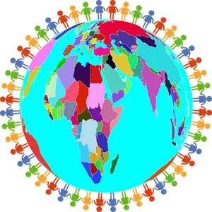 Global Unity Concept PNG image