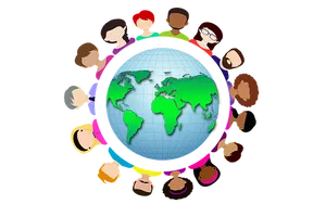 Global Unity Diverse People