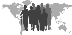 Global Unity Silhouette PNG