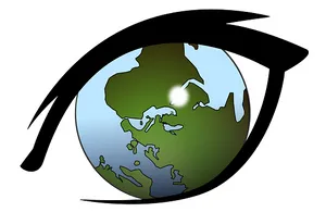 Global Vision Eye PNG image