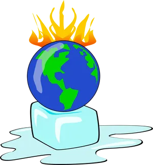 Global Warming Concept Illustration PNG image