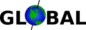 Global Word Earth Graphic PNG image