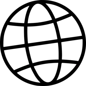 Globe Icon Travel Theme PNG