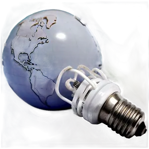 Globe Lightbulb Png Mdl39 PNG image