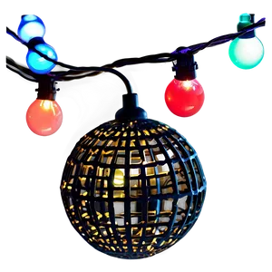 Globe String Lights PNG 05252024 PNG