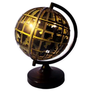 Globe Table Lamp PNG Vuh61 PNG