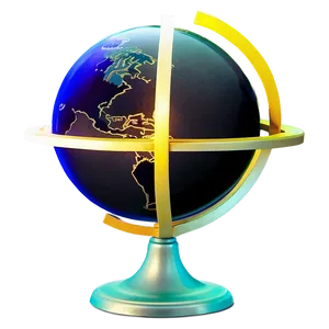 Globe With Stand Png Ljs52 PNG image