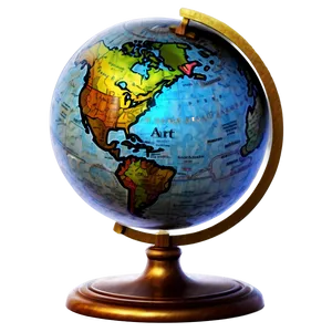Globe With Stand Png Pka PNG image