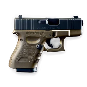 Glock 26 Subcompact Pistol PNG Kio