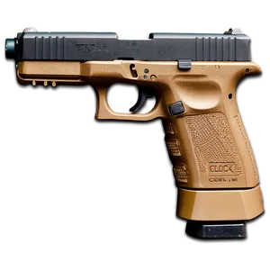 Glock 9mm Gun PNG 05212024