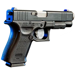 Glock Pistol Vector PNG Qen31