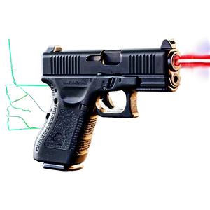Glock With Laser Sight Attachment Png 31 PNG image