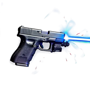 Glock With Laser Sight Attachment Png Ysy84 PNG image