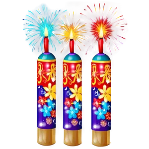 Glorious Celebration Firecrackers PNG Dgp22