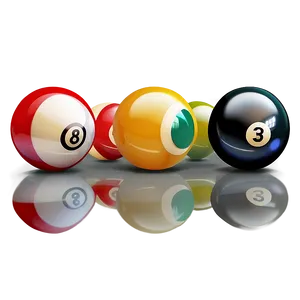 Glossy Billiard Ball Art Png Nsd PNG image