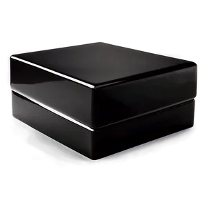 Glossy Black Box Png Mpu PNG image