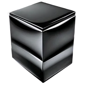 Glossy Black Box Png Uxd61 PNG image