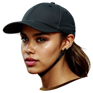 Glossy Black Cap Png Fns89 PNG image