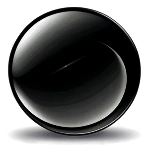 Glossy Black Circle Png Xty8 PNG image