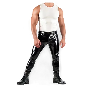 Glossy Black Pants Png 28 PNG image