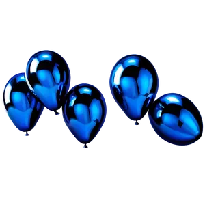 Glossy Blue Balloons Png 06122024 PNG image