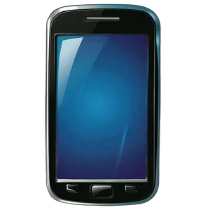 Glossy Cellphone Illustration PNG Oqw54