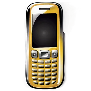 Glossy Cellphone Illustration PNG Yhk PNG
