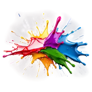 Glossy Color Splash PNG 1 PNG