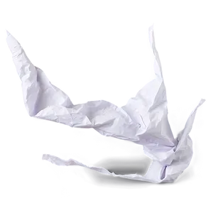 Glossy Crumpled Paper PNG Vdm75