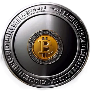 Glossy Crypto Coin PNG 63