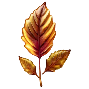 Glossy Fall Leaf Png 84 PNG image