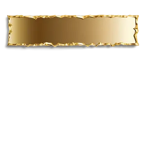 Glossy Gold Edge PNG Bwl PNG