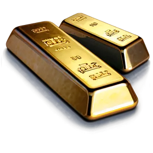 Glossy Gold Ingot Image Png 06292024 PNG image