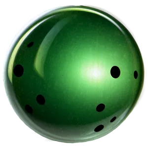 Glossy Green Dot PNG 59