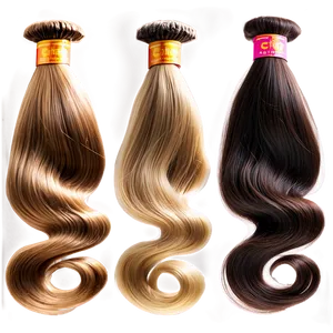 Glossy Hair Bundles PNG 06122024