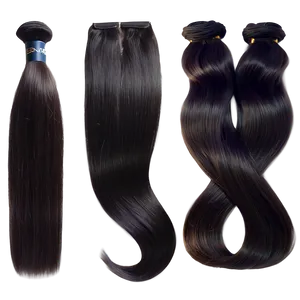 Glossy Hair Bundles PNG 8