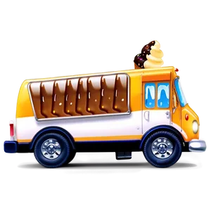 Glossy Ice Cream Truck Image PNG 37 PNG
