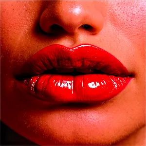 Glossy Lips Drawing PNG 1