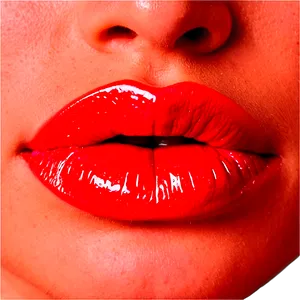 Glossy Lips Emoji PNG 06212024