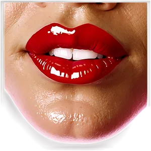 Glossy Lips Illustration Png 06212024 PNG image