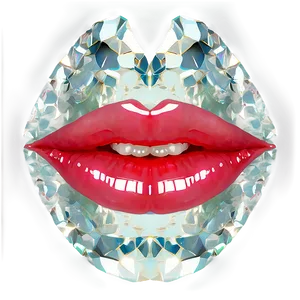 Glossy Lips Reflection PNG Aai