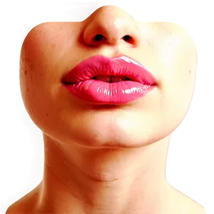 Glossy Lips Side View PNG Xlu