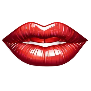 Glossy Lips With Diamond PNG Vuc