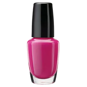 Glossy Nail Polish Bottle PNG 06292024