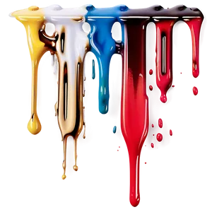 Glossy Paint Drip PNG 18