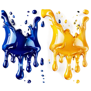 Glossy Paint Drip PNG Riy