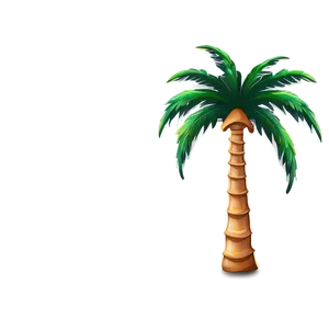 Glossy Palm Tree Emoji Png Dhp PNG image