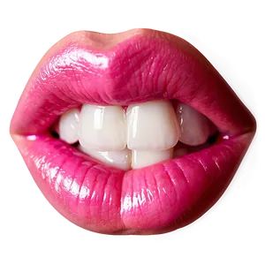 Glossy Pink Lips Icon Png Orb PNG image